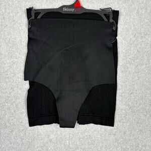 Skinnygirl‎ Smothers Shapers Medium Black Short Thong High Waist Thigh 2 Pack